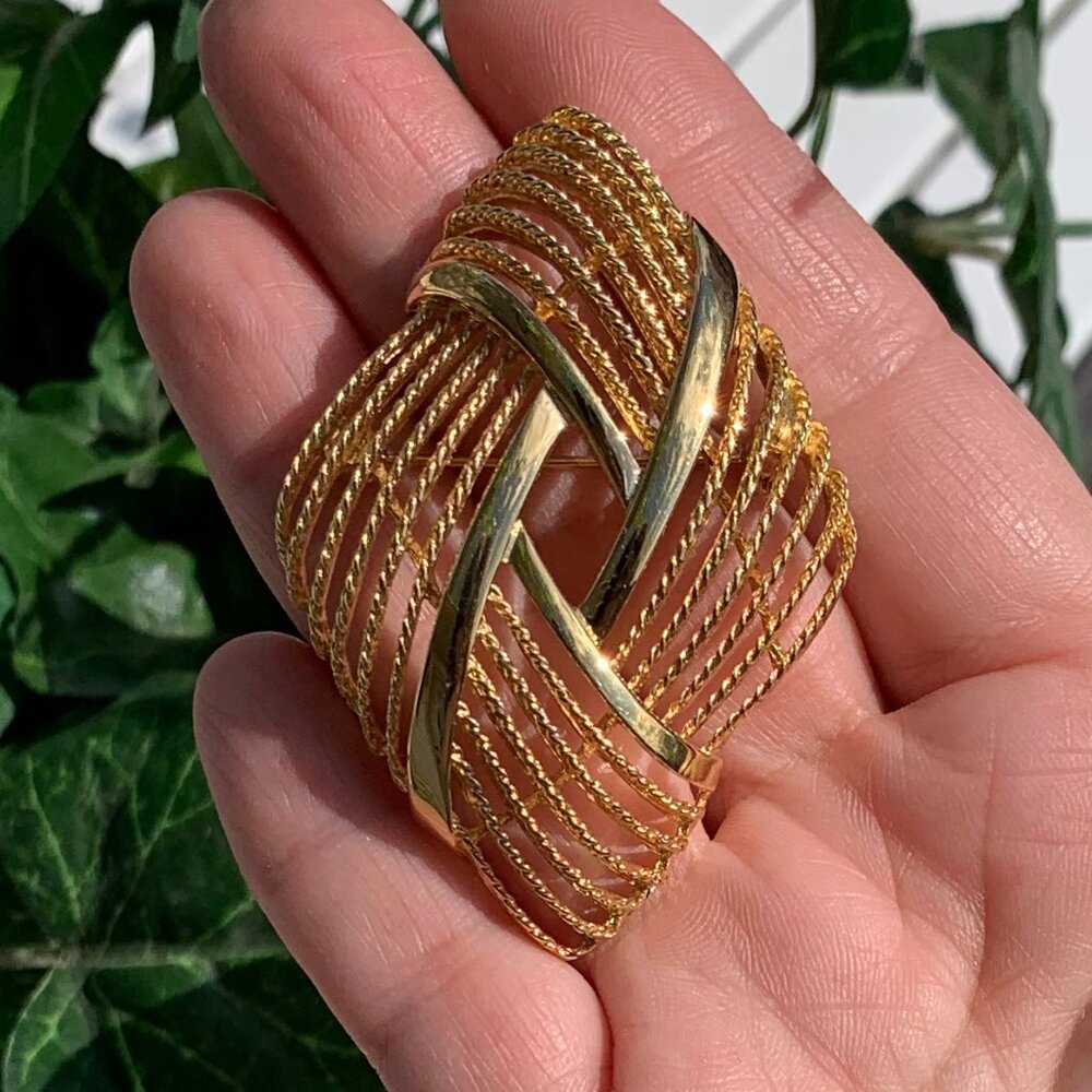 FIRM PRICE Vtg Monet Diamond Shaped Brooches NWOT